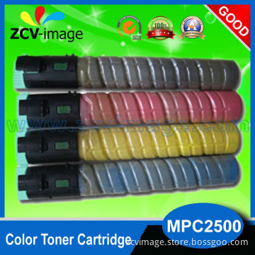 Color Ricoh Toner Cartridge for Mpc2550, MP C2030, Mpc2050